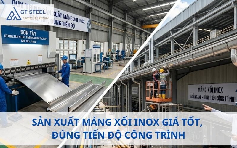 Máng xối inox