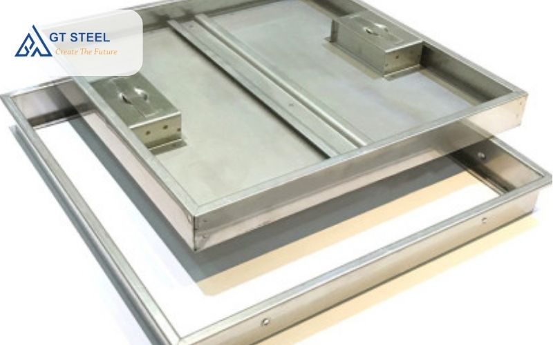 nắp bể ngầm inox 